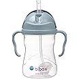 b.box Sippy Cup with Weighted Straw, Leak & Spill Proof, Easy Grip, BPA Free, Dishwasher Safe, Sip from Any Angle. Ideal for Babies 6m+ to Toddlers. (Ocean, 8oz)