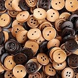 Crystallove Mixed Color 15mm Buttons Lot for Sewing Fasteners Scrapbooking and DIY Craft (0.6