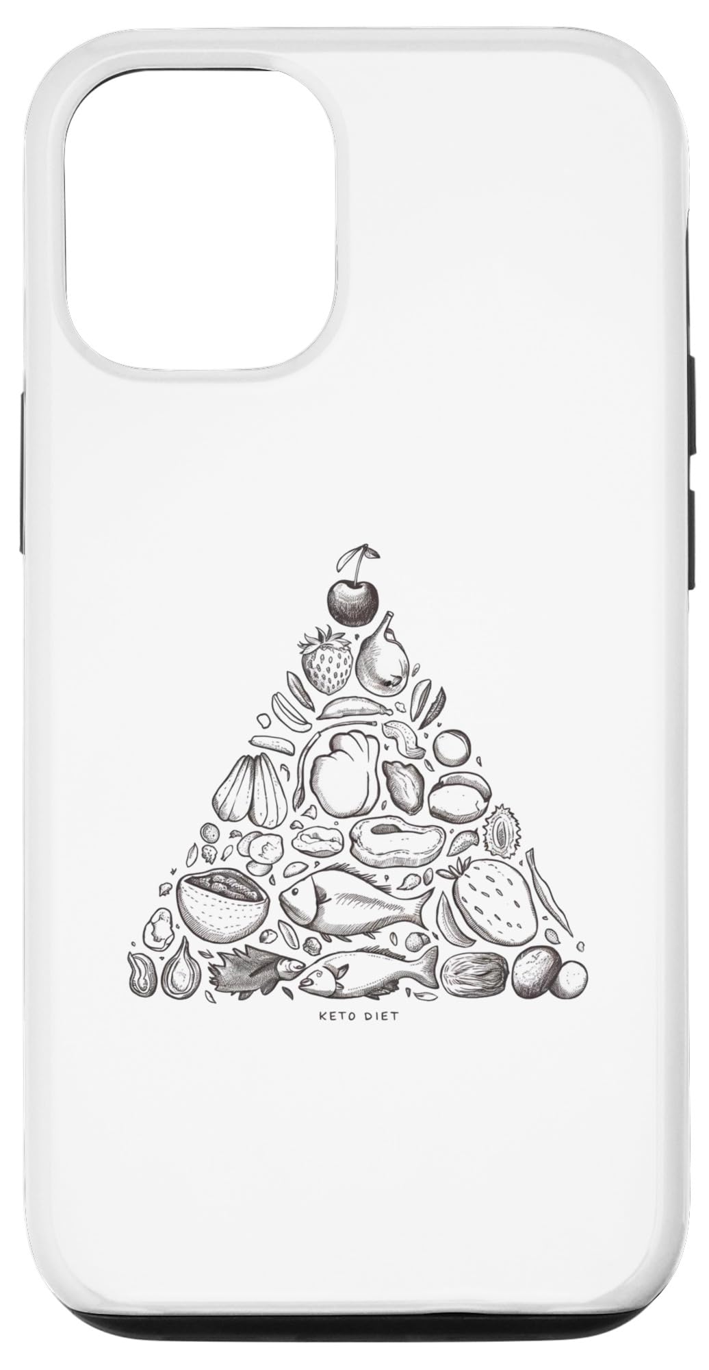 iPhone 13 Pro Keto Ketosis Ketones Diet Nutrition Health Fitness Design Case