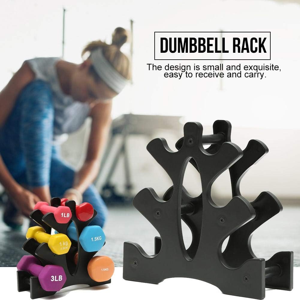 Fiaoen 3-Tier Dumbbell holder Storage Rack Stand for Multilevel Tower Stand for Gym Organization ingenious