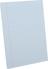 Rhino A4 Refill Pad 100 Pages 8mm Blue Lined Dyslexia SEN Office School view 4