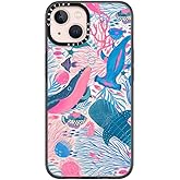 CASETIFY Compact iPhone 13 Case [4 ft. 2X Military Grade Drop Protection/Slim/Lightweight] - Under The Sea - Clear Black