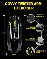 COVVY Twister Arm Exerciser Adjustable 22-440 lbs Hydraulic Power view 2