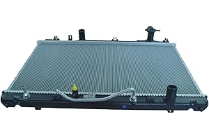 TRQ Radiator Assembly Aluminum Core Compatible with 07-11 Toyota Camry CU2917 TO3010312