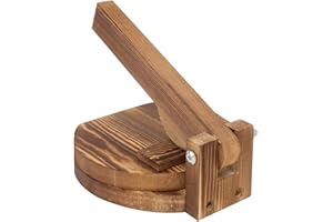 Cabilock Dumpling Maker Dumpling Wrapper Pressing Tool Wooden Dough Presser Easy to Use