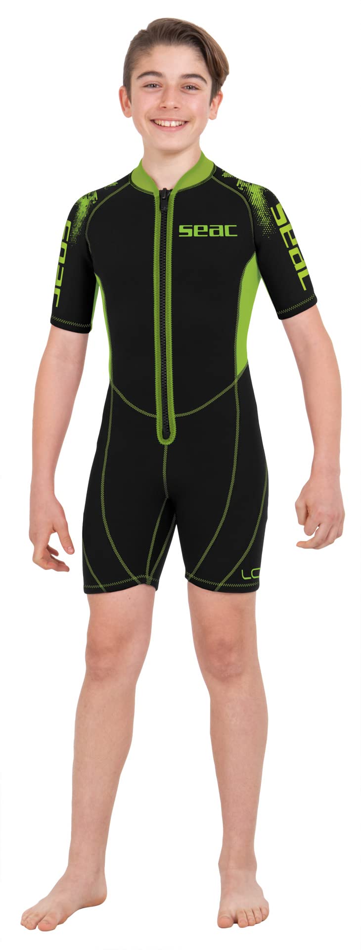 Seac Look Kid, Short Wetsuit for Snorkelling, Diving and Water Activities for Kids, 2.5 mm Neoprene