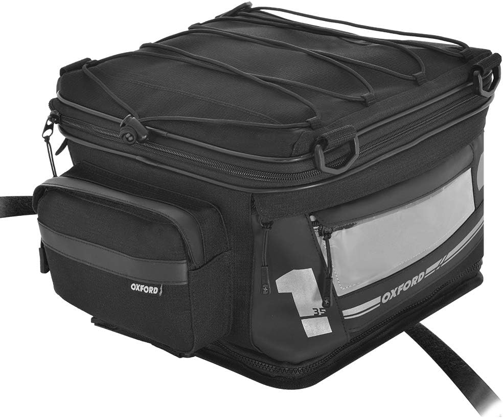 Motorcycle Oxford F-1 T35 strap-on tail pack, 35L UK seller