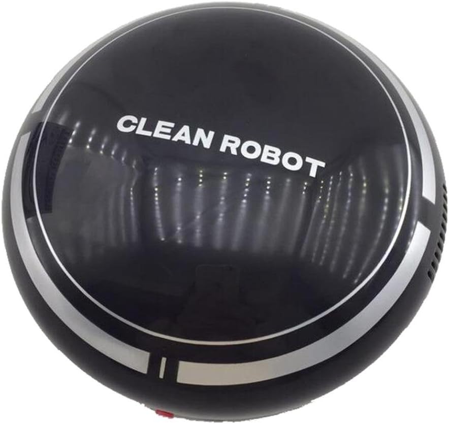Automatic Vacuum Cleaner Robot Rechargeable Robotic Auto Home Cleaning Self Detect Smart Robot Cleaner with Large Dust Garbage Capacity (Black)