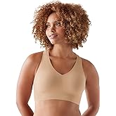 True & Co Womens True Everybody Wide Strap Racerback Mesh Bralette