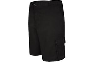 Kam Cargo Shorts Elasticated Pockets Belt Loops Casual Mens Plus Size 2-8XL 3404