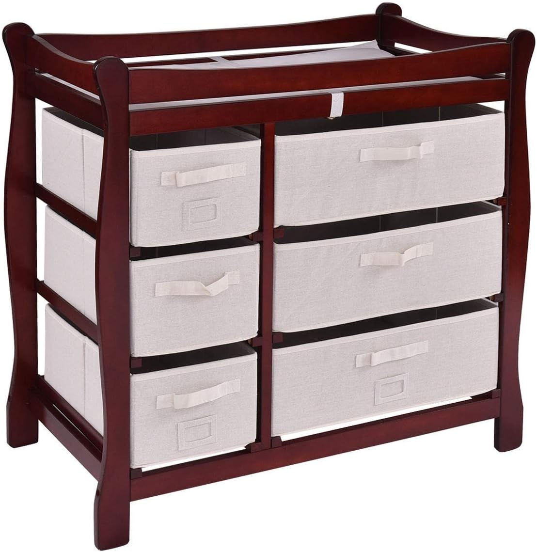 compact baby changing table