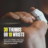 SPORTTAPE Tearable 5cm x 4.5m Elastic Adhesive Bandage White Roll view 4