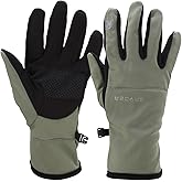 Spyder Women's Winter Gloves - Water Repellent Warm Softshell Ski Gloves with Gripper Palms and Secure Snap Buckle (S-XL)