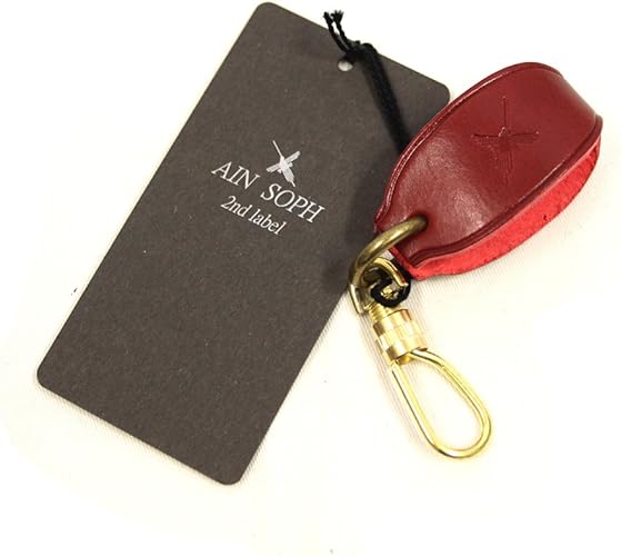 Amazon キーホルダー レディース ブランド 本革 人気 レザー 牛革 革 ランキング Ain Soph アインソフ Asg002 Ne レッド キーケース