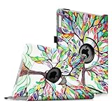 Fintie iPad mini 1/2/3 Case - 360 Degree Rotating Stand Case Cover with Auto Sleep / Wake Feature for Apple iPad mini 1 / iPad mini 2 / iPad mini 3, Love Tree