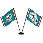 WinCraft Miami Dolphins Desk and Table Top Flags