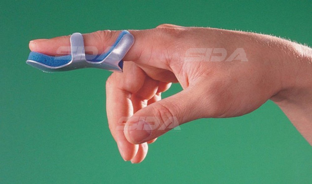 Buy SDA Premium MALLET FINGER SPLINT Support by FROG Rigid Aluminium