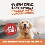 Pets Purest 100% Natural Turmeric for Dogs Cats & Pets 60 Capsules 10000mg view 3