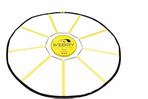 Webby Agility Trainer – Circle Speed and Agility Ladder for High Intensity Reactive Footwork Drills and Skills – A Circular Piece of Reaction Training Equipment That Changes The Way You Move