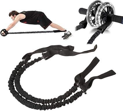 SIQIMI - 2 Cuerdas elásticas para Abdominales, de Nailon, para ...