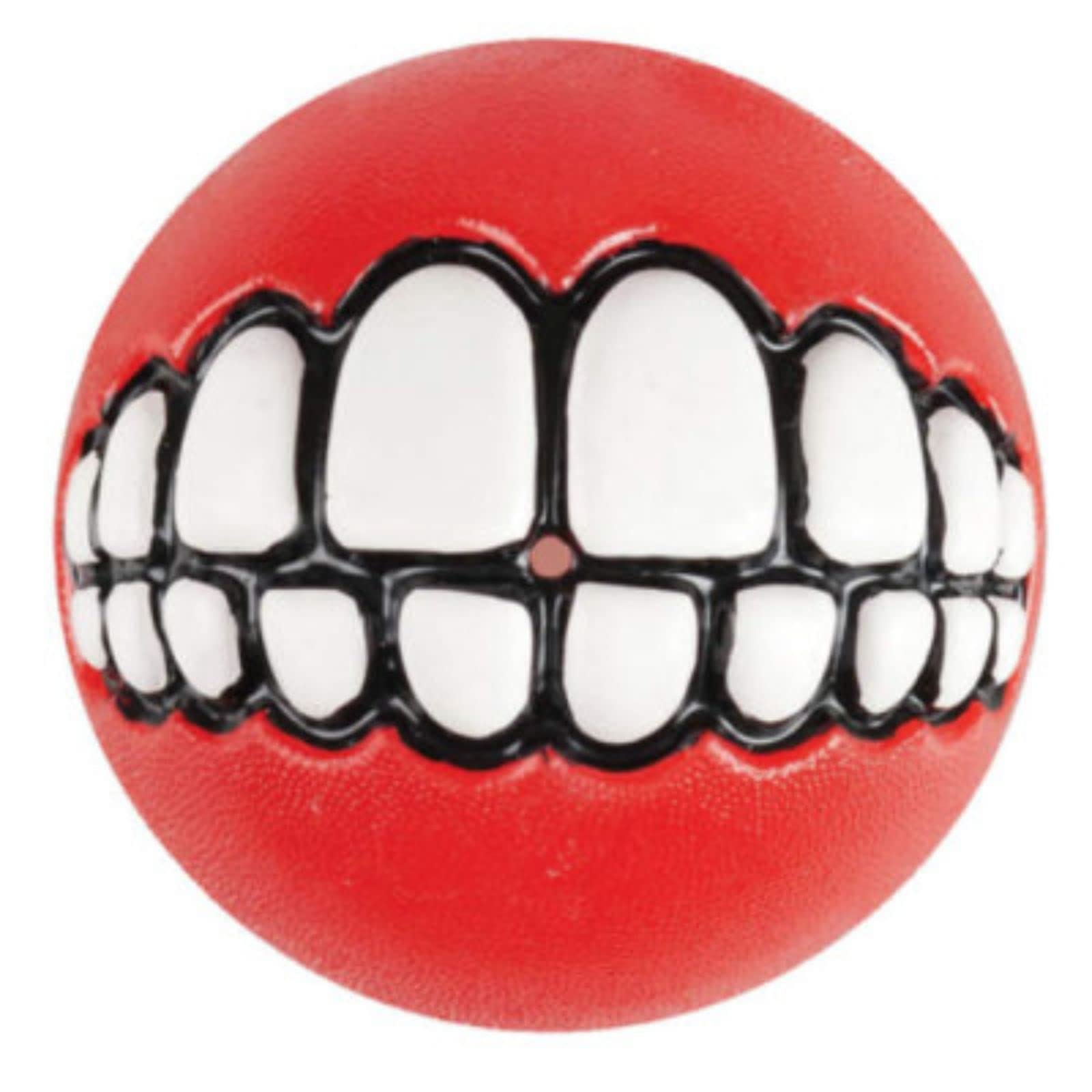 Rogz Grinz Ball, Small, 4.9 cm, Red
