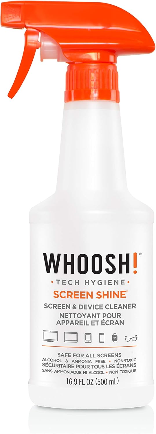 WHOOSH!! - Screen Shine Spray Cleaner for Electronic Screens Non-Toxic Cleaner - 500ml, Orange - Image 3