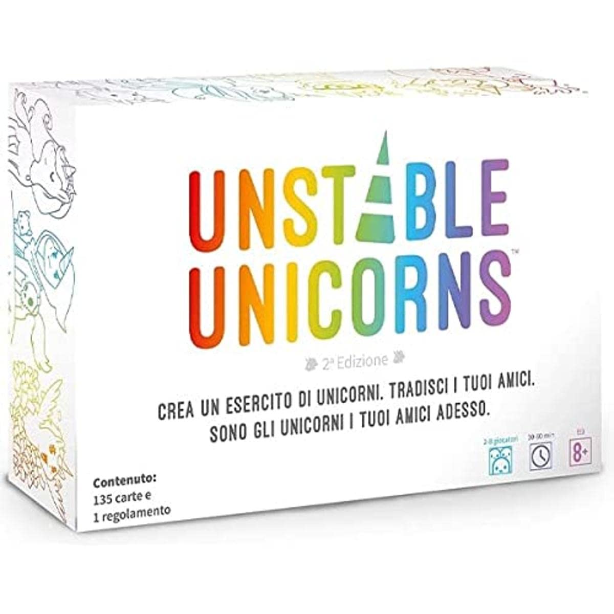 Asmodee - Unstable Unicorns - Gioco da Tavolo Edizione in Italiano (8567 ASMODEE ITALIA)