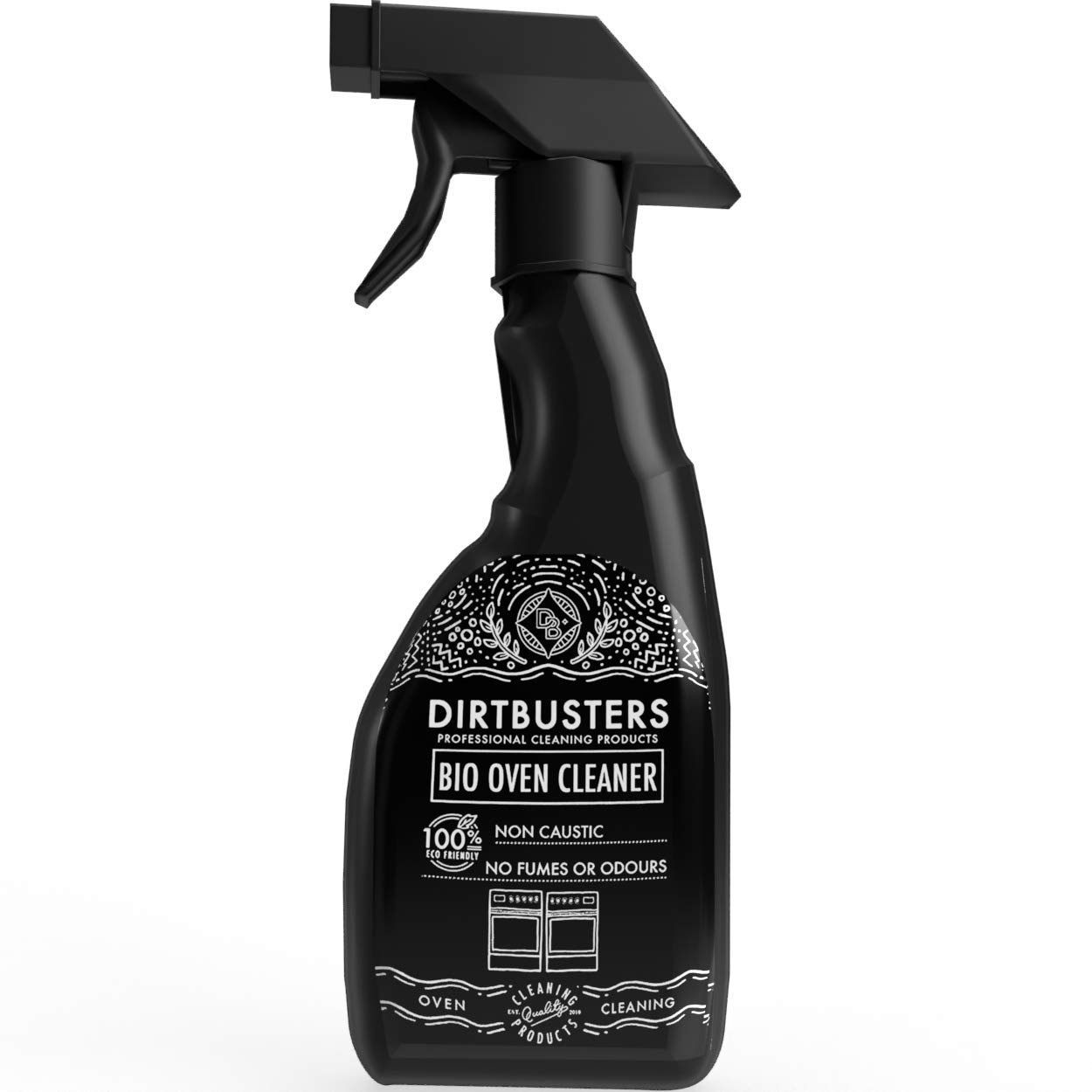 Dirtbusters Bio Oven Cleaner Degreaser Spray, Professional Non Caustic for, Glass, Hob, Rack & Barbecue Grill Cleaning Solution (750ml)