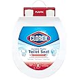 Clorox Round Beveled Plastic Toilet Seat with Easy-Off Hinges – Wiggle-Free Design
