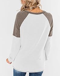 Bingerlily Women's Casual Long Sleeve Tunic Tops