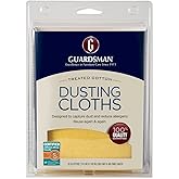 Guardsman Wood Furniture Dusting Cloths - 5 Pre-Treated Cloth - Captures 2x The Dust of a Regular Cloth, Specially Treated, N