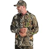 NOMAD mens Rub Line Field Shirt - Durable Long Sleeve Button-down Hunting Shirt With Advanced Performance Features