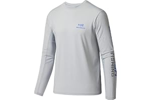 BASSDASH Youth Fishing T Shirts UPF 50+ Long Sleeve Performance UV Protection Tee for Boys Girls