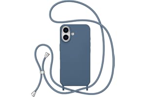 ZTOFERA for iPhone 17 Case with Strap,Crossbody Phone Case with Adjustable Neck Shoulder Lanyard,Soft Silicone Shockproof Pro