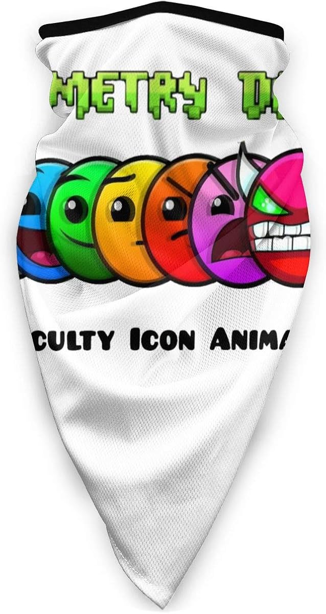 Geo-met-ry Da-sh Unisex Fashion Face Bandanas Head Band Wears Scarf Face Tube Neck Scarf