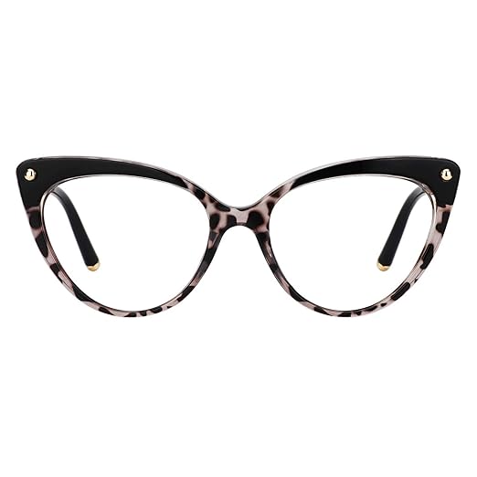 Buy Zeelool Women's Vintage Browline Cat Eye Blue Light Blocking Glasses Alivia FX075702 Dark
