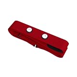 Polar H10 H9 H7 Chest Strap Replacement - Adjustable Soft HRM Strap Compatible with Polar Heart Rate Sensor (Red)