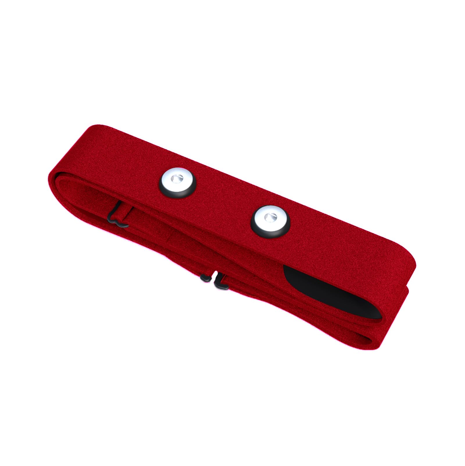 Baverta chintell Heart Rate Monitor Chest Strap Replacement for H10 H9 Polar H7, Adjustable HRM Soft Replacement Chest Strap Compatible with Polar Heart Rate Sensor (Red)