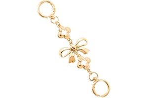TUCNOEU Purse Extender Chain Bow Pattern Metal Bag Extender, Bag Extender Chain Replacement Bag Chains Purse Accessories for Handbags Purses