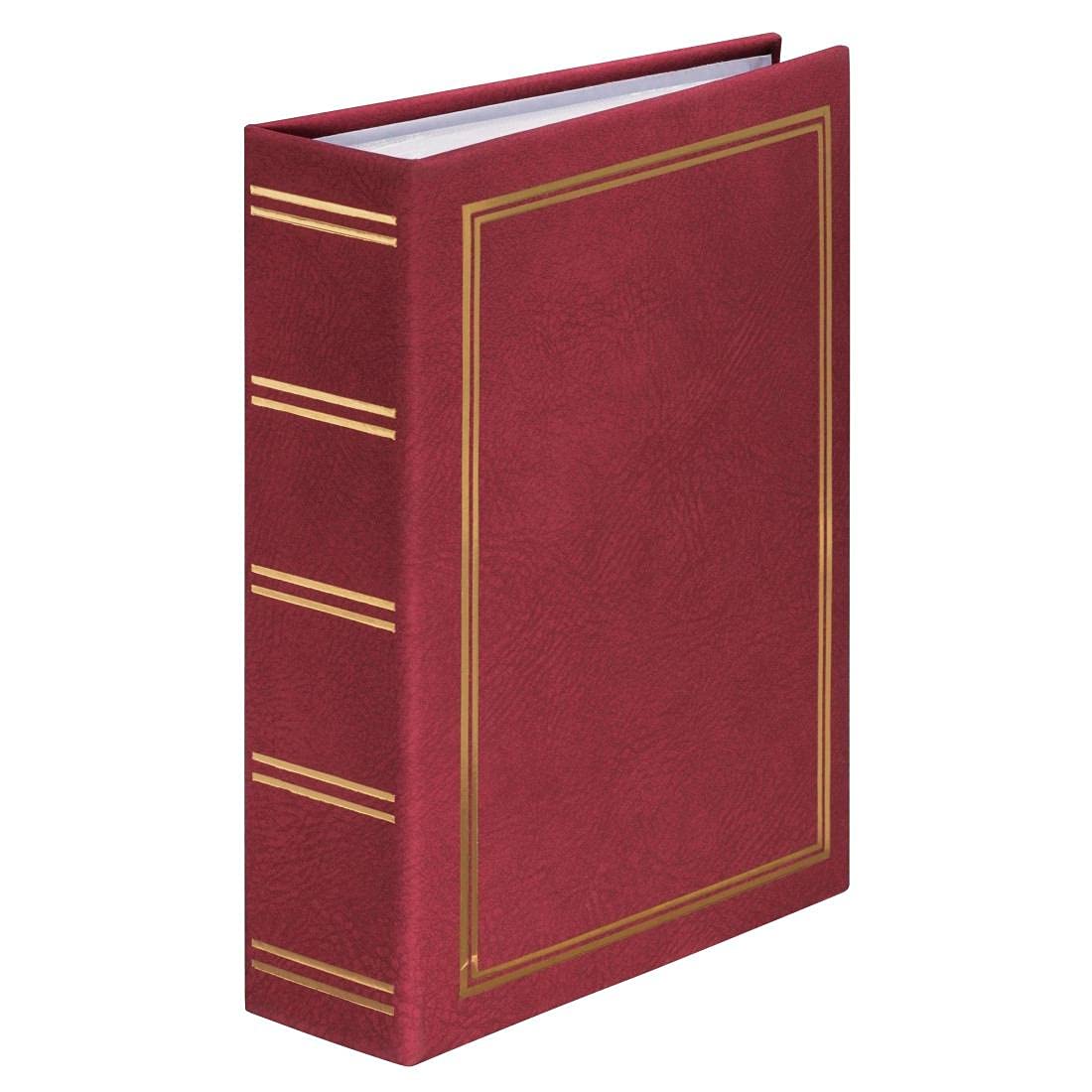 Hama London Memo Slip-in Photo Album 14.5 x 19.5cm (for 100 Photos 13 x 18 cm Format), Bordeaux