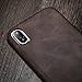 X-level iPhone X case, [Vintage Series] Premium PU Leather Slim Fit Ultra Light Soft Touch Protective Mobile Cell Phone Case Back Cover for Apple iPhone X/iPhone 10 (2017) - Coffee