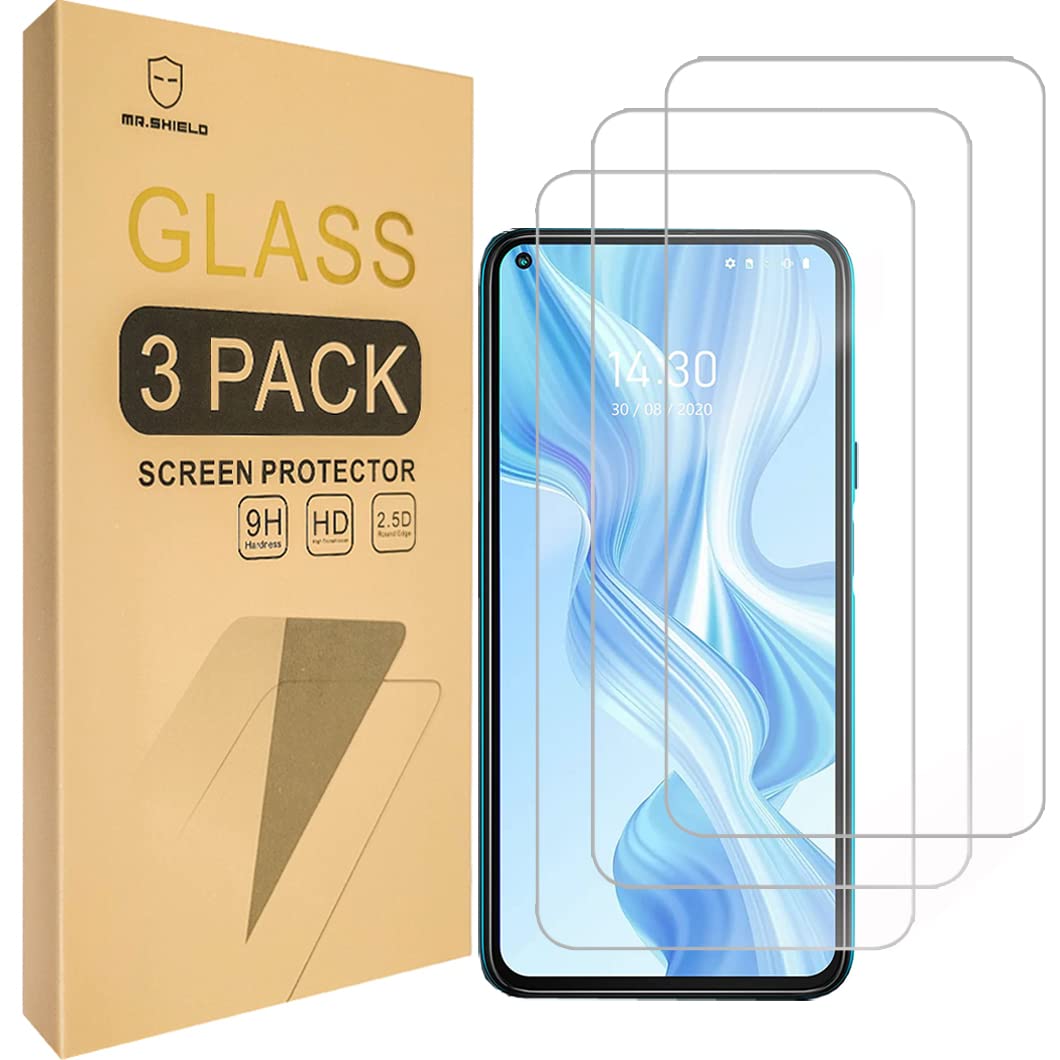 Mr.Shield Screen Protector For CUBOT X30 / CUBOT C30 [Tempered Glass] [9H Hardness] [3-Pack] Screen Protector