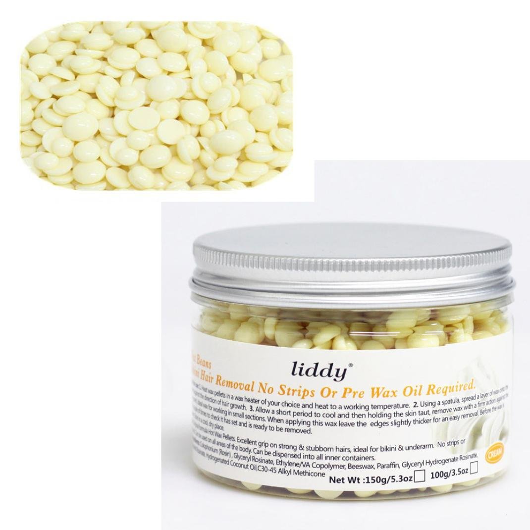 Amazon Com Hard Wax Beads Tonsee No Strip Depilatory Hot Film