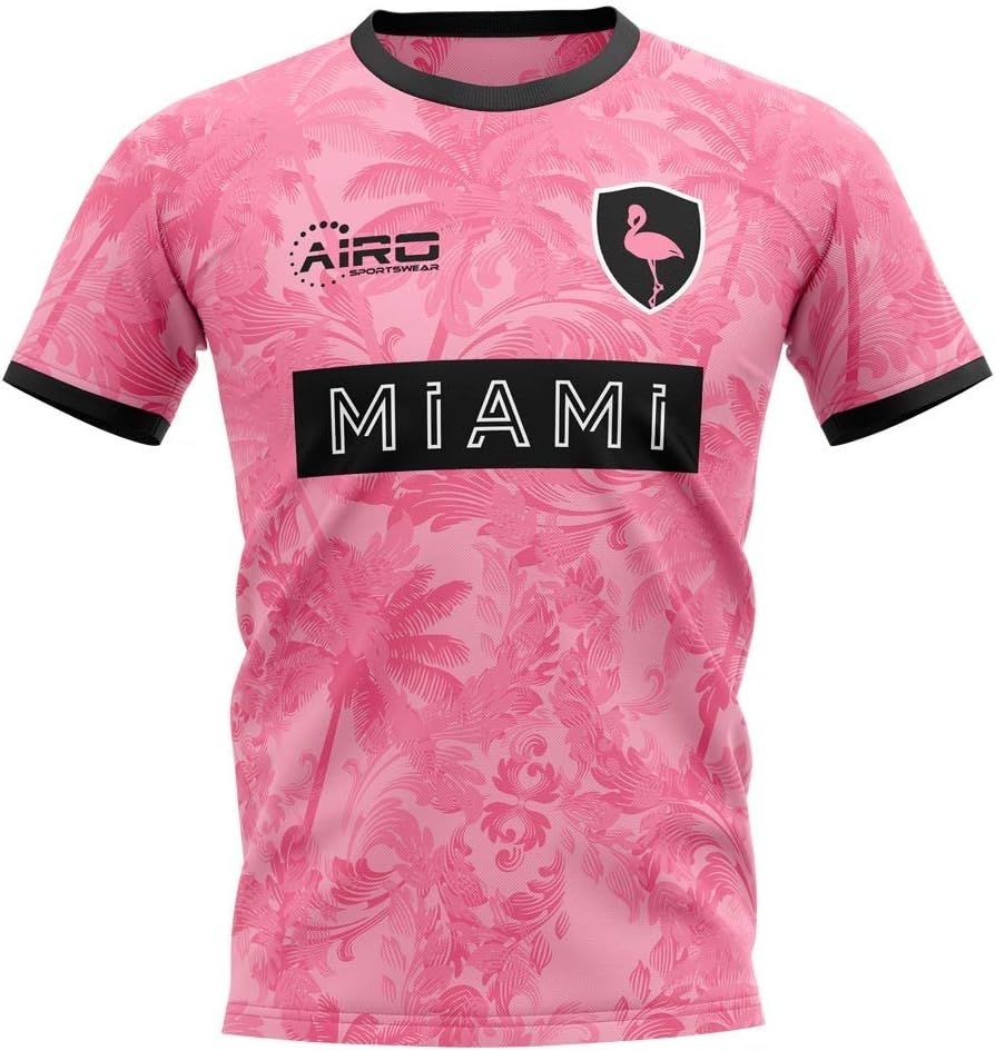 Airosportswear 2022-2023 Miami Away Concept Football Soccer T-Shirt - Womens