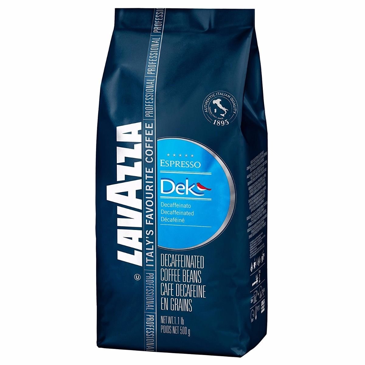 Lavazza Super Crema Whole Bean Coffee Blend, Medium Espresso Roast, 2.2