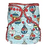 EcoAble Baby All-In-Two AI2 Hybrid Cloth Diaper w/ Pocket, One Size 10-35Lb (Balloon)