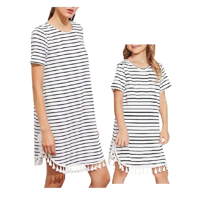 abiti eleganti mamma e figlia uguali