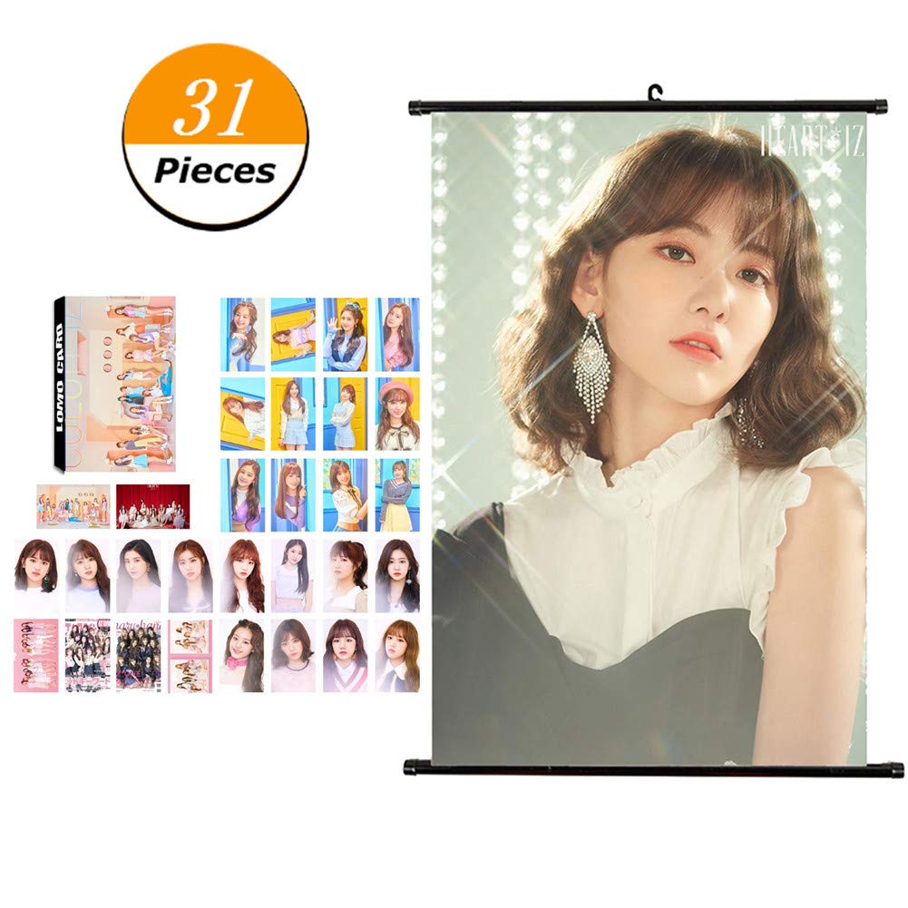 Fancyku Iz One Izone Heart Iz 2nd Mini Photo Book Wall Scroll Poster Hanging Painting Photo Picture Official Postcard Iz One Izone Poster H22 Amazon In Home Kitchen