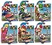 2016 Hot Wheels Set of 6 Super Mario 1/64 Character Cars Collectible Die Cast Toy Car Models