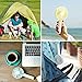 Artifit N9 Mini Portable Handheld Personal Fan, Desk Table Fan for Home, Office, Fishing, Hiking & Baby Stroller, 3 Speeds, Silent (Water Blue)